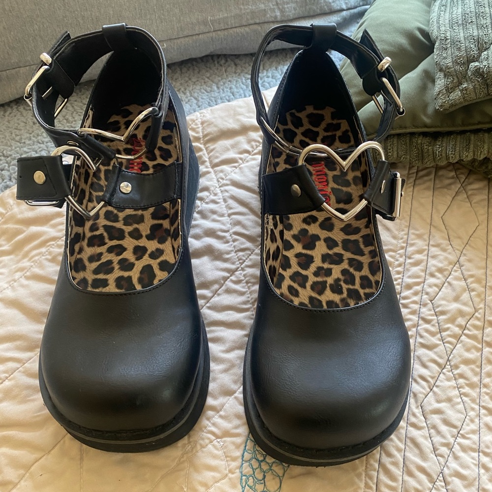 Demonia platform babydoll shoes